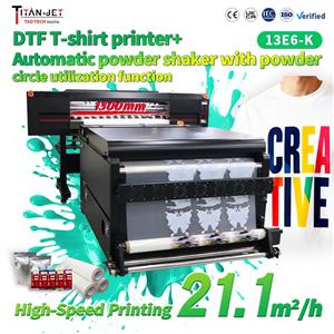 130cm 6 Head DTF T-shirt Printer